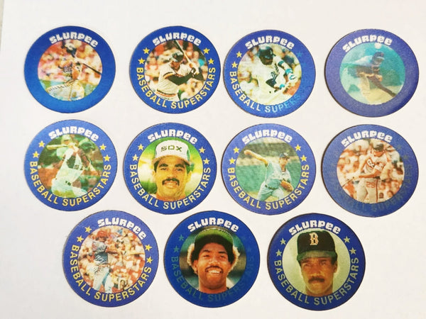 1986 SLURPEE 7 Eleven Triple Stars COLLECTOR SERIES 11 Coin Lot