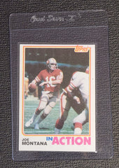 1982 Joe Montana Topps In Action Card #489