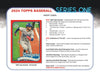SINGLE Pack of 2024 Topps Series 1 Baseball Hobby Box (12 cards per pack)