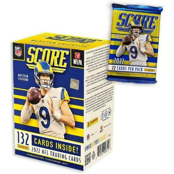 SINGLE PACK of 2022 Panini Score NFL Football Trading Card BLASTER Box (22 Cards per Pack)