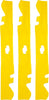 3-Pack MTD / CUB CADET 742P05086-X 18.611" Xtreme Blade S-Shaped Hole Enduro XT1-GT54 XT2-ST54 Ultima ZT1-54 ZT2-54