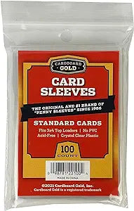 Cardboard Gold Soft Card Sleeves Cardboard Gold Soft Card Sleeves