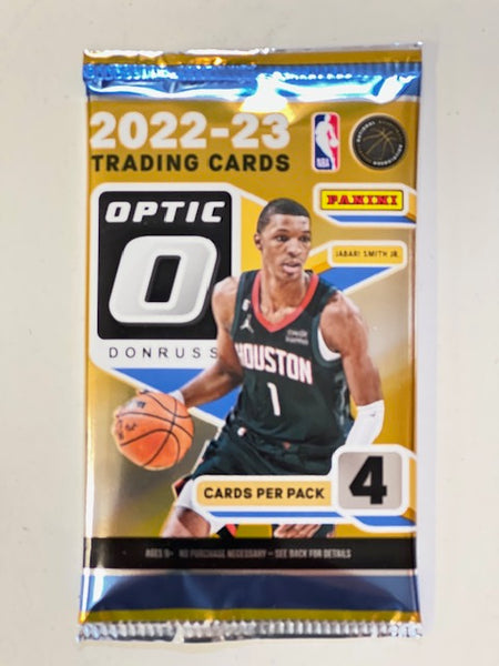 SINGLE PACK of 2022-23 Panini Donruss Optic Basketball Hobby Box (4 Cards per Pack)