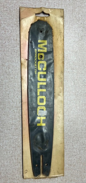 214234 McCulloch 12" Chainsaw Guide Bar .050 gauge 3/8" pitch NOS