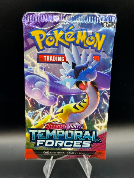 SINGLE PACK of Pokémon Scarlet & Violet OBSIDIAN FLAMES Booster Box (10 cards/pack)