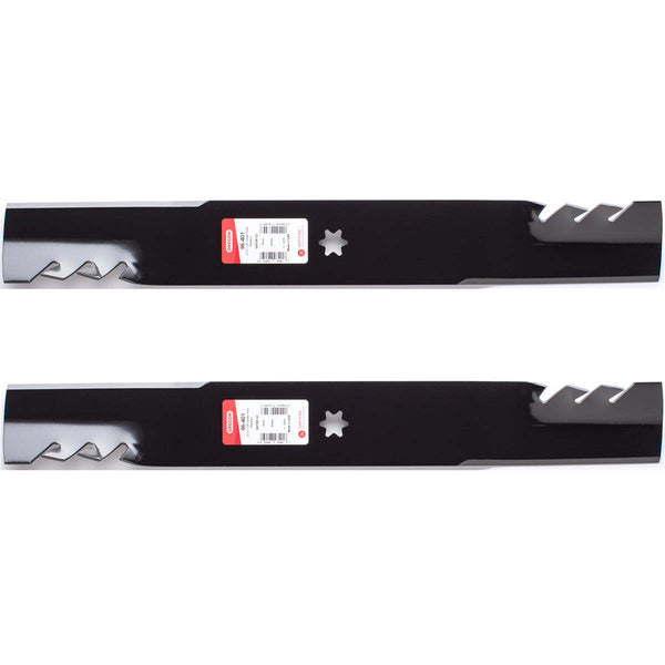 2-PACK of 96-401 Oregon G3 Gator Blade 23-1/4" 6-Point Star 46" Decks Cub Cadet 942-04244A, 942-04290