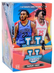 2022/23 Bowman University's Best Basketball Hobby Box Factory Sealed  (12 packs/ 5 cards per pack)