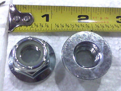 Bad Boy 013-8050-00.  1/2-13 Nylon Insert Flange Nut fits Deck Wheel Bolt