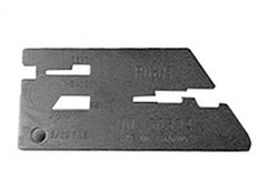 65986 Carlton FILE-O-PLATE 3/8" STD CHISEL 7/32" FILE.  APPLICATION: A1LM, A2LM, A3LM .