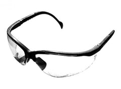 Rotary 11614. SAFETY GLASSES ECLIPSE 334 CLEAR SOFT TOUCH BLACK