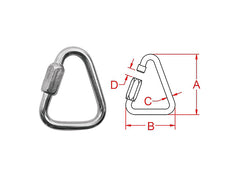Rotary 16989 QUICK LINK TRIANGLE 3.39"