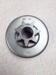 192-A7 Herr Spur Sprocket 3/8" 7-teeth.  Fits Stihl 038 and Magnum 038.  Same as Oregon 32061x.  Stihl 1119 640 2000, 1119 642 2000.