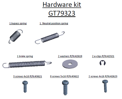 世界の Hardware GT79323 Kit fits RS800P Transmission General fits ロッド