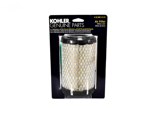 CARDED OEM KOHLER AIR FILTER KIT 32 883 13-S1