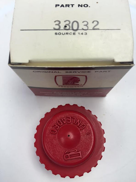 TECUMSEH 33032 FUEL CAP.  VINTAGE NOS ORIGINAL TECUMSEH PART