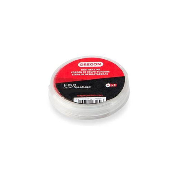 24-518-03 Oregon Gator SpeedLoad Replacement Trimmer Line Disk .118" Diameter, 18' length (3-pack)