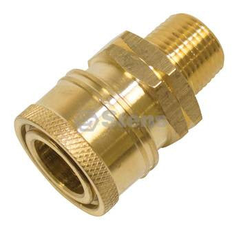 Quick Coupler Socket / 3/8" Male Brass