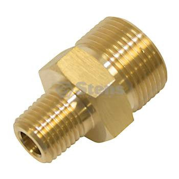 Fixed Coupler Plug / 1/4" M Inlet, 22mmx1.5 M Outlet