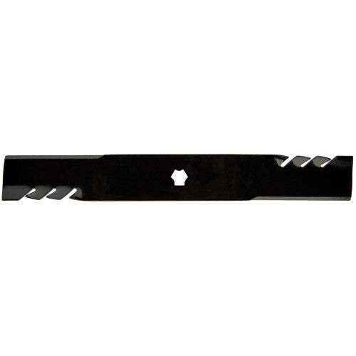 598-672 OREGON GATOR G5 MULCHING BLADE 18-1/2" X 3", .203" THICK.  FITS CUB CADET 54" DECK W/ 6-POINT STAR CENTER HOLE.