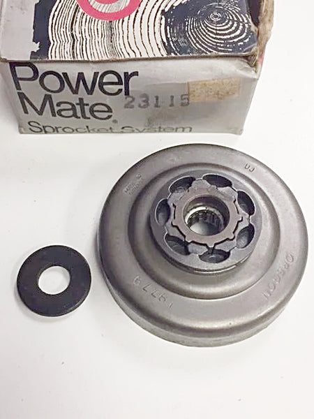23115 Oregon Chainsaw Sprocket NOS 3/8"-7T Poulan 25, S25DA & 25DA