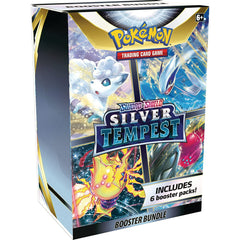 Pokemon TCG: Sword & Shield Silver Tempest Booster Bundle Factory Sealed Box (6 Packs)