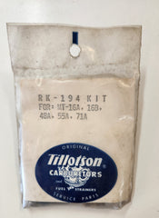 RK-194 Tillotson OEM Carburetor Rebuild Kit