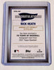 2021 Topps Nick Heath 70 Years of Baseball Red Auto /25 Rookie 70YA-NH