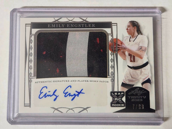 2023 Leaf Trinity Emily Engstler Silver Patch Auto /99 PA-EE1