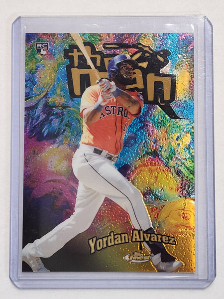 2020 Topps Finest Yordan Alvarez The Man /50 Gold Rookie FTM-12