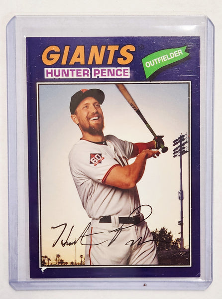 2018 Topps Archives Hunter Pence /175 Purple #155