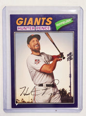 2018 Topps Archives Hunter Pence /175 Purple #155