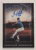 2020 Panini America's Pastime Jonathan Hernandez /99 Rookie Auto #36