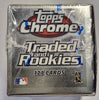1999 Topps Chrome Traded and Rookies Baseball Sealed Factory Box (121 Cards)