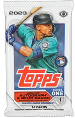 2023 SINGLE PACK of Topps Series 1 Baseball Hobby Pack (14-CARDS PER PACK)