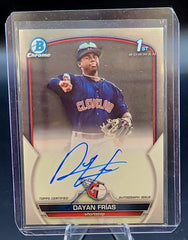 2023 Topps Bowman Chrome 1st Autograph Dayan Frias Guardians CPA-DF