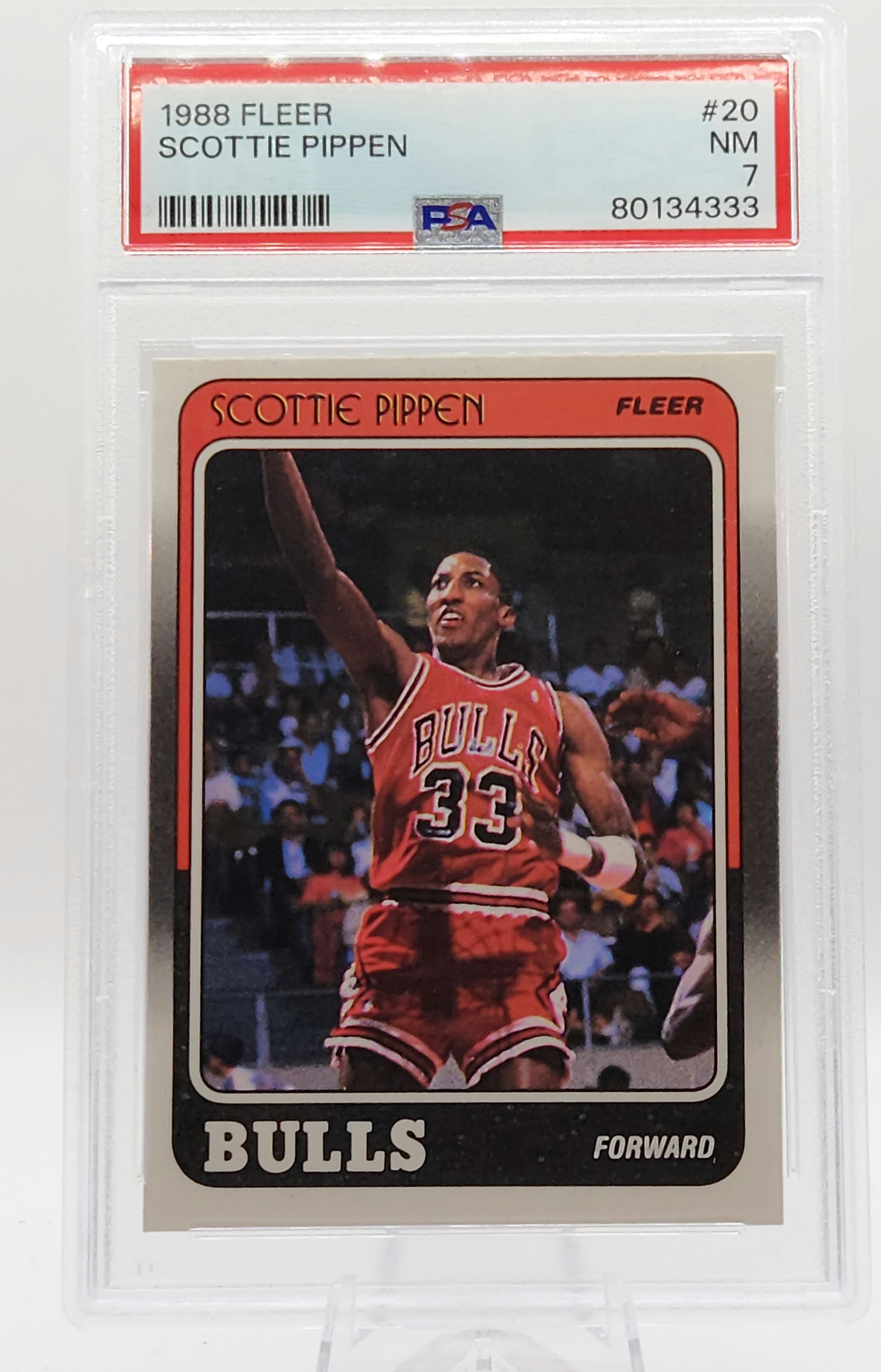 1988 Fleer Scottie Pippen RC #20 PSA 7 PSA# 80134333 – PartMart