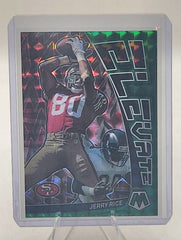 2023 Panini Mosaic Jerry Rice Elevate GREEN PRIZM San Francisco 49ers E-JR