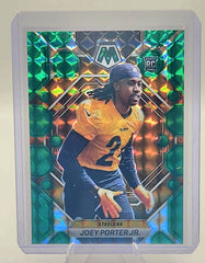 2023 Panini Joey Porter Jr Mosaic Green Prizm Rookie #335 Pittsburgh Steelers