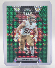 2023 Nick Bosa Panini Mosaic Green Prizm #216 San Francisco 49ers