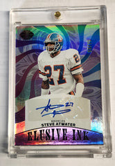 2023 Panini Illusions Steve Atwater Elusive Ink Black Auto /75 #EI-SAT