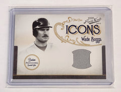 2011 Panini Playoff Prime Cuts Icons Wade Boggs #16 Materials /99