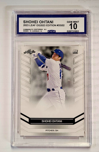 2023 Leaf OG2023 Edition Shohei Ohtani OG02 GEM MINT 10 CCG 