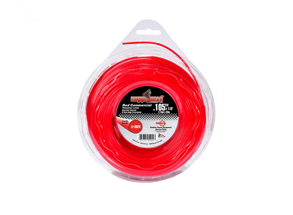 Rotary 5924. LINE TRIMMER .105 X 1/2 LB. DONUT RED COMMERCIAL