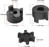 MTD 917-0891 Flexible Coupling Assembly L075 1/2" to 3/4" Lovejoy with Spider Coupling