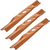 3-PACK of 742P05094-L 17.271" LOW LIFT Blade OEM Cub Cadet S-Shaped Hole Enduro XT1-LT50 Ultima ZT1-50 ZT2-50