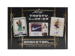 2022-23 Leaf Trinity Basketball Hobby Box Factory Sealed