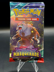 SINGLE PACK of Pokémon Scarlet & Violet Twilight Masquerade Booster Box (10 cards/pack)