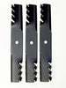 3-PACK of OEM Bad Boy 038-5000-00 Gator Mulching Blades for 48" & 50" Decks