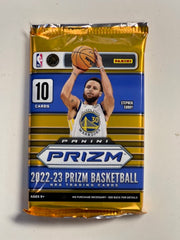 SINGLE PACK of 2022-23 Panini Prizm Basketball NBA MEGA BOX (10 Cards per pack)