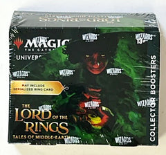 Magic the Gathering:  Lord of the Rings Tales of Middle Earth Collector Booster Box Factory Sealed (12 Packs/box, 15 Cards/pack)